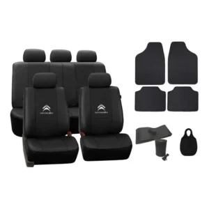 Kit Capa Banco Carro Couro Citroen Volante Tapetes C3 C4 Air