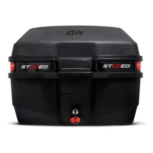 Baú Bauleto Stoned Tracker 35 Litros Com Base Universal Preto