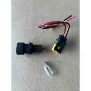 Conector Lampada Lanterna Placa Saveiro G3 G4 G5 G6 G7 G8 Branco