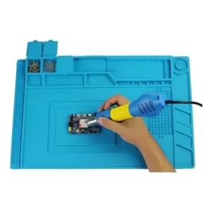 Tapete Antiestático P/ Assistência Técnica 45cm X 30cm Cor Azul