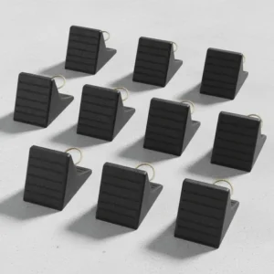 10 Un Calço De Roda Para Caminhao,caminhonete,onibus,van,etc Preto