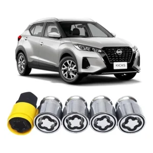 Trava Parafuso Porca Antifurto Rodas Novo Nissan Kicks 2022