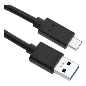Cabo Adaptador Type C Para Usb3.0 1.8m Carregador Preto Preto