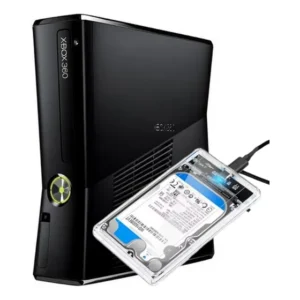 Hd Externo 160gb Xbox 360 Vários Games Para Todos Os Modelos Transparente