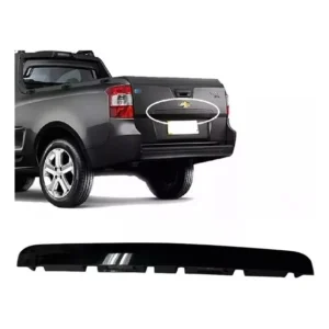 Moldura Acabamento Tampa Traseira Montana 2012/2020 Preta Og Preto