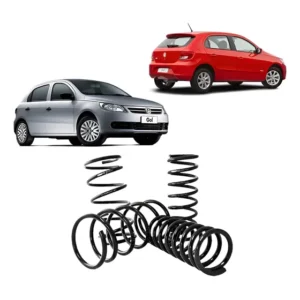 Kit 4 Molas Da Suspensão Do Gol G5 Direção Mais Firme