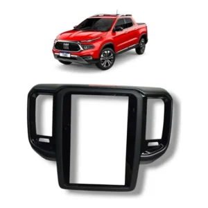 Acabamento Painel Multimídia Fiat Toro 2.0 2023 100258948 Cinza-escuro