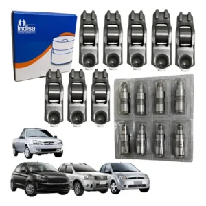 Kit Com 08 Balancim Tucho Para Ford Motor Zetec 1.0 1.6 8v