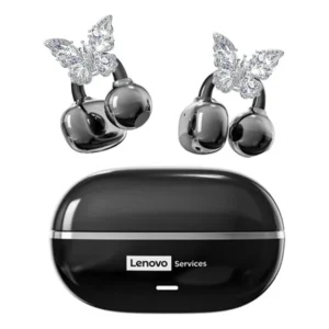 Fones De Ouvido Bluetooth Lenovo Rs102 E Brincos Borboleta