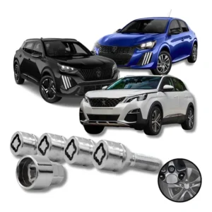Kit Parafuso Antifurto Roda Peugeot 208 2008 3008 Todos