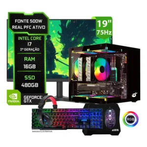 Pc Gamer Completo Intel Core I7 16gb Ssd 480gb Video 1gb 480 Gb 16 Gb Intel Hd Graphics 3000