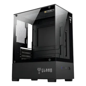 Mini Tower Gamer Clanm Megalon Preto Vidro Temperado USB3.0