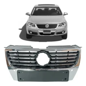 Grade Radiador Passat Cromada 2005 2008 2009 2010 Com Furo