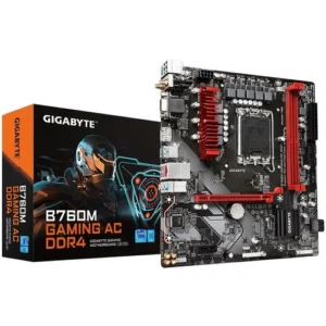 Placa-mãe Gigabyte B760m Gaming Ac Lga1700 Intel 12v E 13g Preto