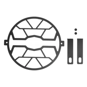 Protetor De Farol Metálico E Suporte De Peça