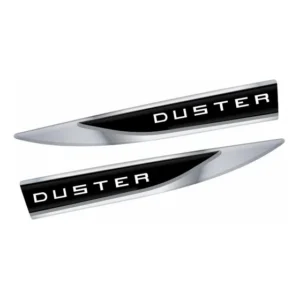 Par Adesivo Aplique Lateral Renault Duster Resinado Res10