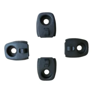 Kit 4 Peças Cabide + 4 Acab. De Parafuso Cinto De Segurança