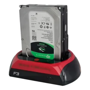 Dock Station 2x Leitor E Clonagem Sata 3.0 Usb 3.0 F3 12v