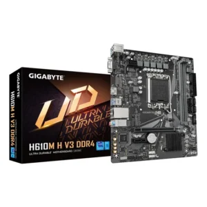 Placa Mae Gigabyte H610m H V3 Ddr4 Lga1700 12 13/14 Geração Preto