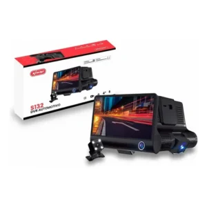 Dvr Automotivo Com Câmera De Ré E Frontal - Knup S132