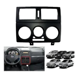 Acabamento Painel Central Fiat Palio Weekend 2007 Original Preto