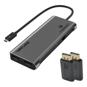 Docking Com Thunderbolt3 2x Displayport E Hdmi Usb 3 Rj45