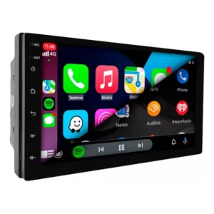 Multimídia 7pol 4gb ram 64gb quad-core gps wifi integrado cor preto H-Tech HT-7240CA