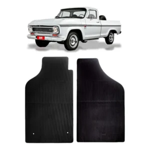 Tapete Borracha Cabine 2 Peças D20 85 86 87 88 89 90 91 92