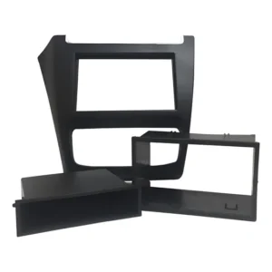 Moldura De Painel Volkswagen Space Fox 2014- 2 Din - Preto Preto