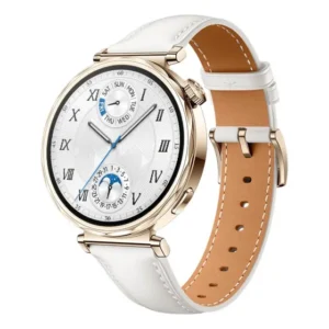 Huawei Gt Gt5 41mm Tela De 1.32 Com Pulseira De Couro Cor Branco Y Caixa Color Dourado
