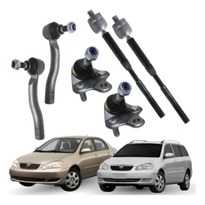 Kit 2 Pivo+terminal Direção+barra Axial Corolla Fielder 2008
