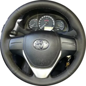 Capa De Volante Costurada Toyota Yaris Em Sintetico