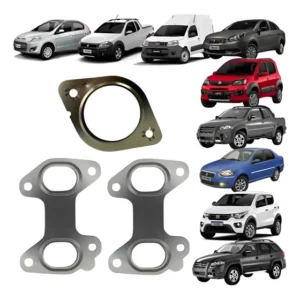 Kit Junta Coletor Saida Escape Original Fire Evo Uno Palio