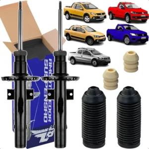 Par Amortecedor Coifa E Batente Dianteiro Saveiro 2008-2025