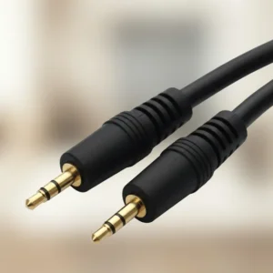 Cabo Audio Auxiliar P2 X P2 1.5m Preto Tv Rádio Caixa De Som