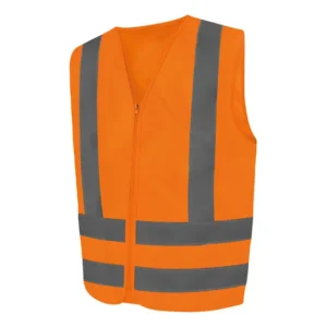 Colete Refletivo Laranja 1 Bolso Supersafety