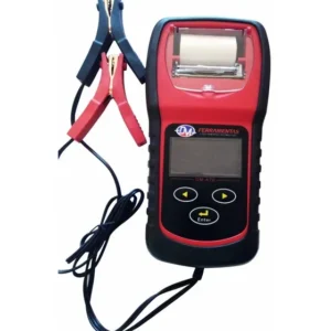 Testador De Bateria Dm-670 Análise Da Bateria Portátil Vermelho
