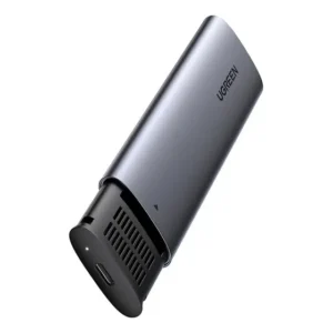Case Externa Ugreen Ssd M.2 Sata Com Cabo Usb A/c 50cm Cor Prateado