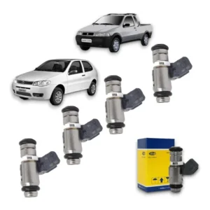 Kit 4 Bico Injetor Fiat Palio Siena Strada Fire 1.4 8v Flex