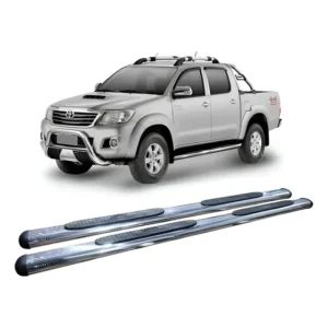 Estribo Oval Oblongo Cromado Hilux 2005 Até 2015 Cromado
