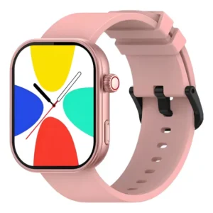 Smartwatch Relógio Zeblaze Btalk Plus 2.03 Ips Silicone Rosa Pulseira Rosa Bisel