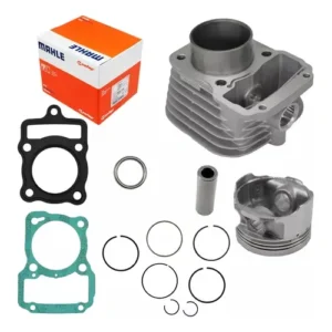 Kit Motor Camisa Pistão Anel Cg 125 Fan 2008 Metal Leve Std
