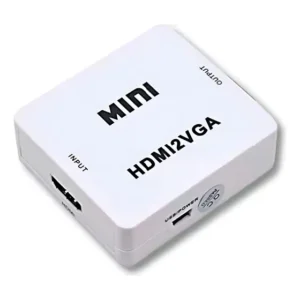 Conversor Adaptador HDMI para VGA Com Áudio Exbom HD 1080p USB