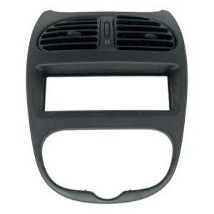 Moldura Central Painel C Difusor Peugeot 206 2001 2010 Acab Preto
