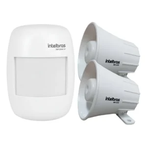 Acessorio P/ Alarme Intelbras 2 Sirenes 1 Sensor Presença Sf