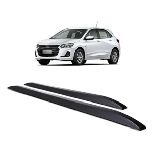 Longarina Decorativa Para Onix Hatch 2018 A 2026 Cor Preta