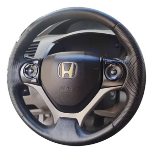 Capa De Volante Costurada Civic 2012 A 2016 G9 Premium