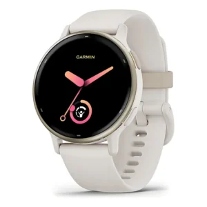 Smartwatch Garmin Vívoactive Vivoactive 5 tela de 1.2" com pulseira de silicone cor branco y caixa color marfim