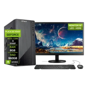 Computador Completo Fácil Intel Core I3 10100f 8gb Ssd 960gb