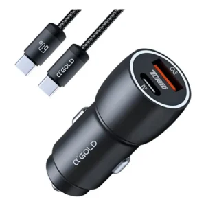 Carregador Veicular Turbo 60w Kit Com Cabo Automotivo Carro
